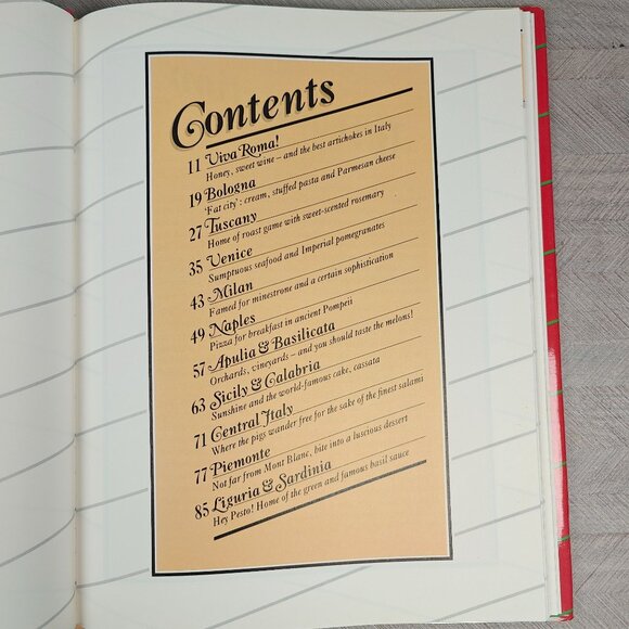 Regional Italian Cookery Vintage Hardcover Cookbook By Marshall Cavendish 1986 - Picture 4 of 8